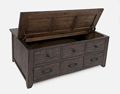 Jofran - Madison County Harris Lift Lid Cocktail Table in Barnood - 1700-15 view 3