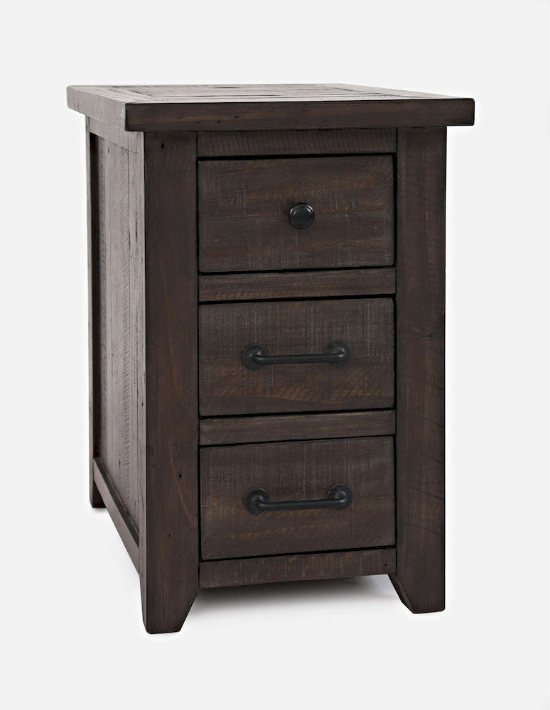 Jofran - Madison County Harris Power Chairside Table in Barnwood - 1700-18 view 2