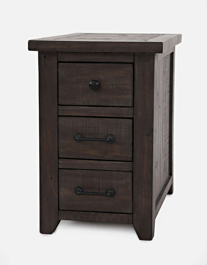Jofran - Madison County Harris Power Chairside Table in Barnwood - 1700-18 view 3