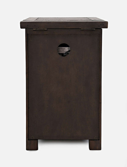 Jofran - Madison County Harris Power Chairside Table in Barnwood - 1700-18 view 4