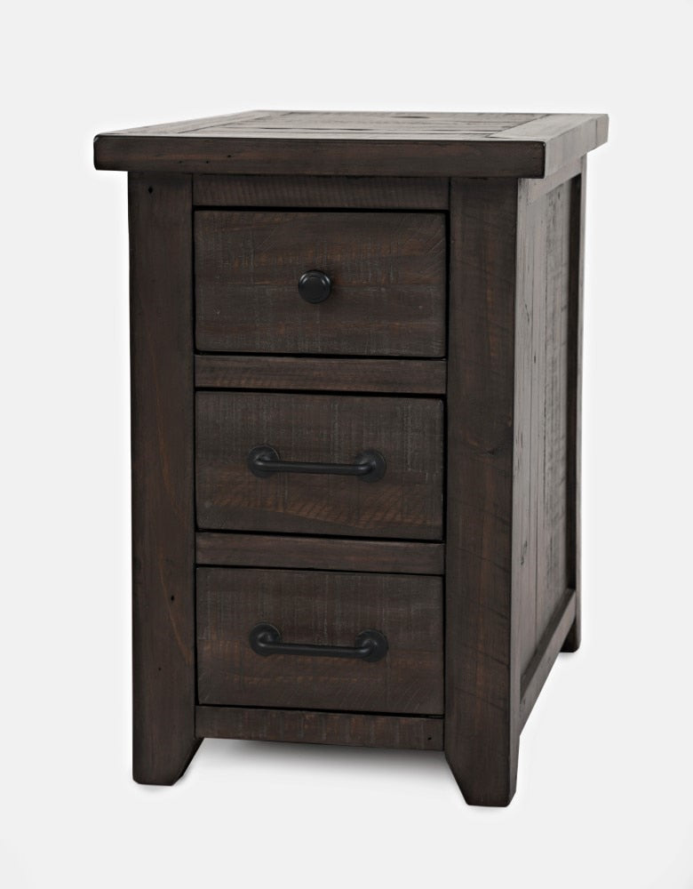 Jofran - Madison County Harris Power Chairside Table in Barnwood - 1700-18 veiw 2