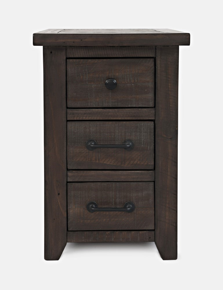 Jofran - Madison County Harris Power Chairside Table in Barnwood - 1700-18 veiw 4