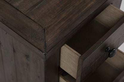 Jofran - Madison County Harris Power Chairside Table in Barnwood - 1700-18 veiw 7