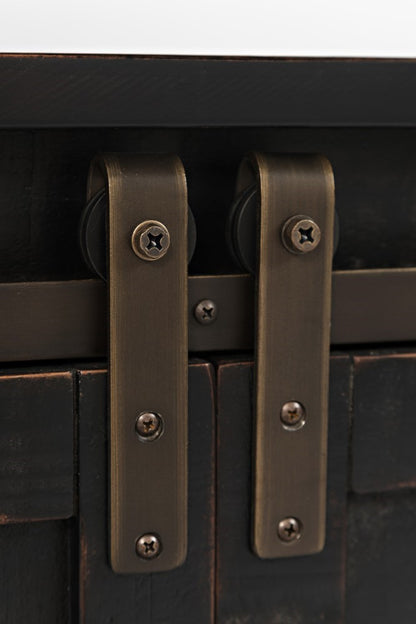 Jofran - Madison County High/Loww Dining Table in Vintage Black - 1702-72TBKT veiw 9