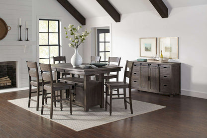 Jofran - Madison County High/Loww Dining Table in Barnood - 1700-72TBKT view 8