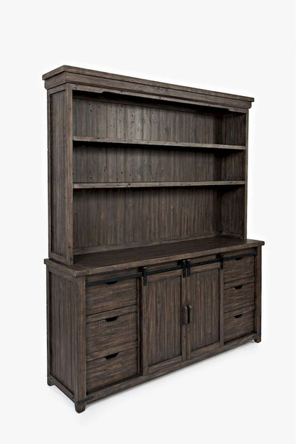 Jofran - Madison County Hutch Server in Barnood - 1700-7071KT view 3