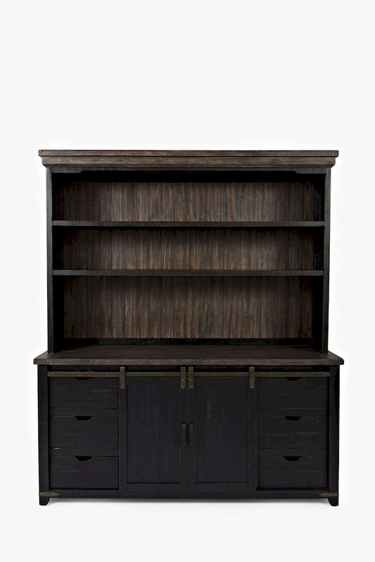Jofran - Madison County Hutch Server in Vintage Black - 1702-7071KT view 1