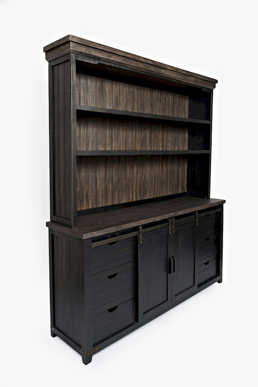 Jofran - Madison County Hutch Server in Vintage Black - 1702-7071KT view 2