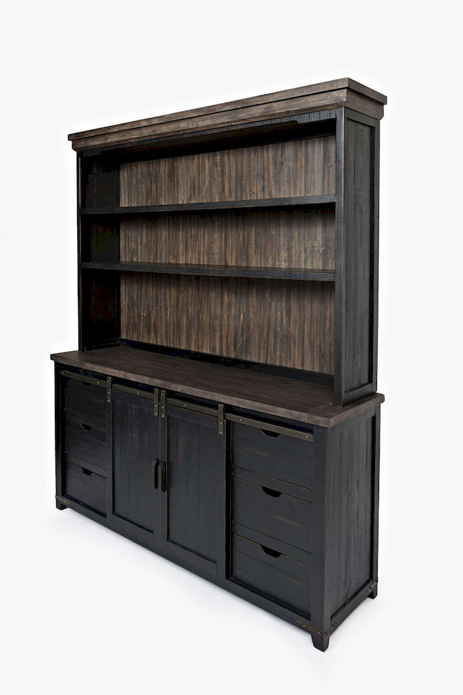 Jofran - Madison County Hutch Server in Vintage Black - 1702-7071KT view 3