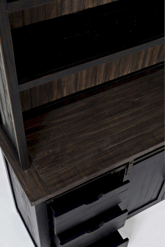 Jofran - Madison County Hutch Server in Vintage Black - 1702-7071KT view 5
