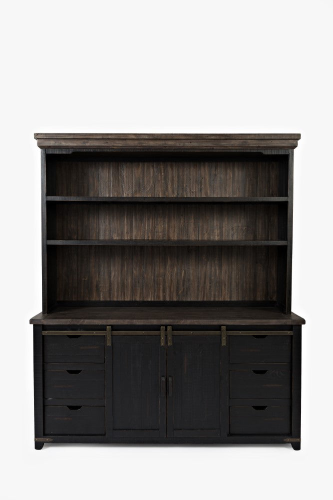 Jofran - Madison County Hutch Server in Vintage Black - 1702-7071KT veiw 1