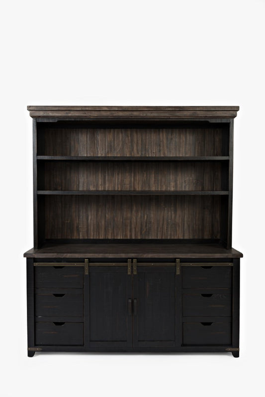 Jofran - Madison County Hutch Server in Vintage Black - 1702-7071KT veiw 1