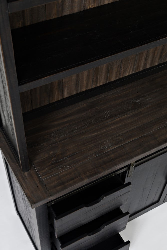 Jofran - Madison County Hutch Server in Vintage Black - 1702-7071KT veiw 5
