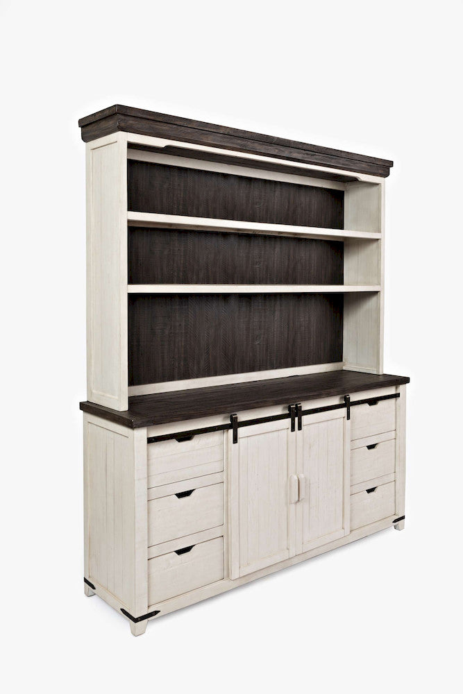 Jofran - Madison County Hutch Server in Vintage white - 1706-7071KT view 2