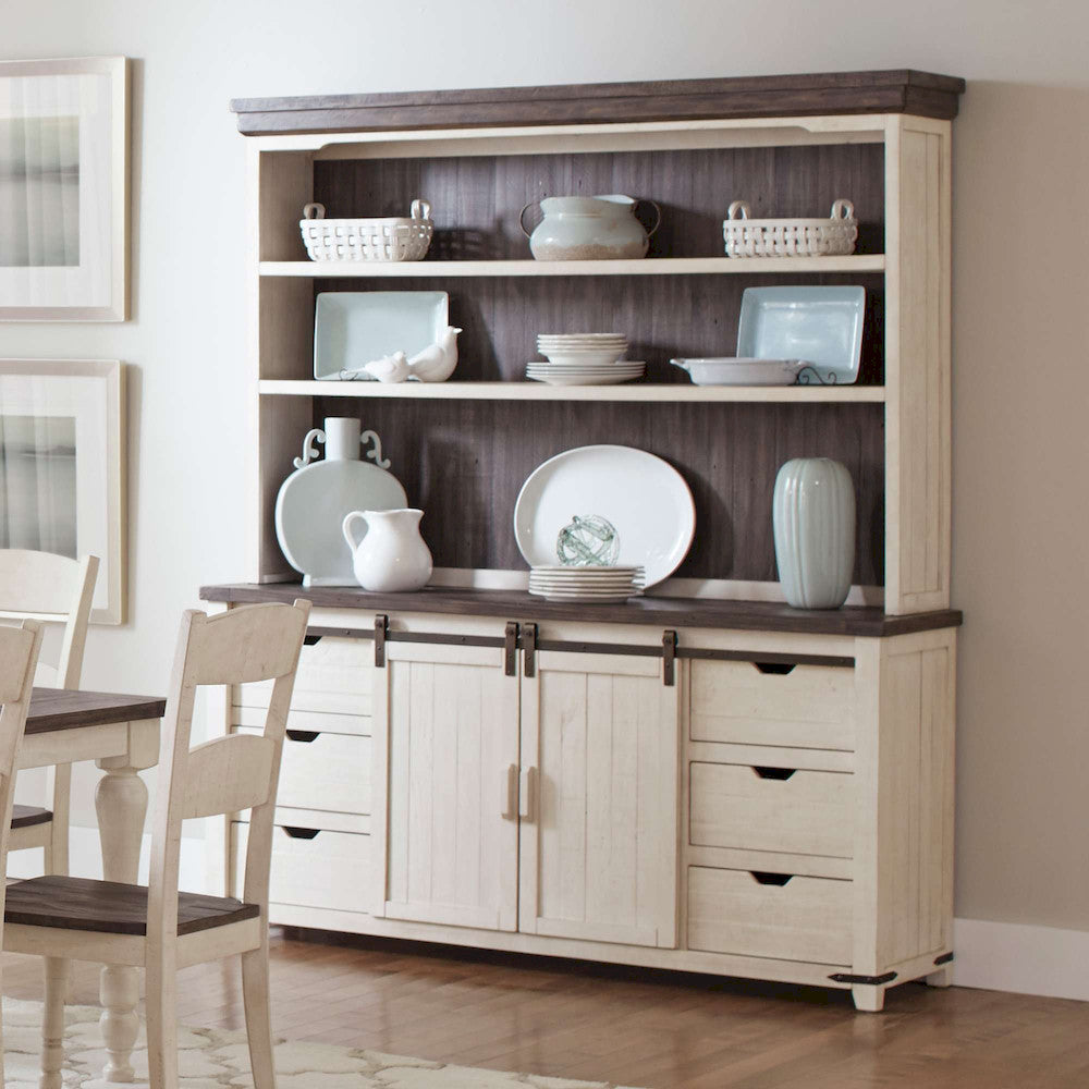 Jofran - Madison County Hutch Server in Vintage white - 1706-7071KT view 7