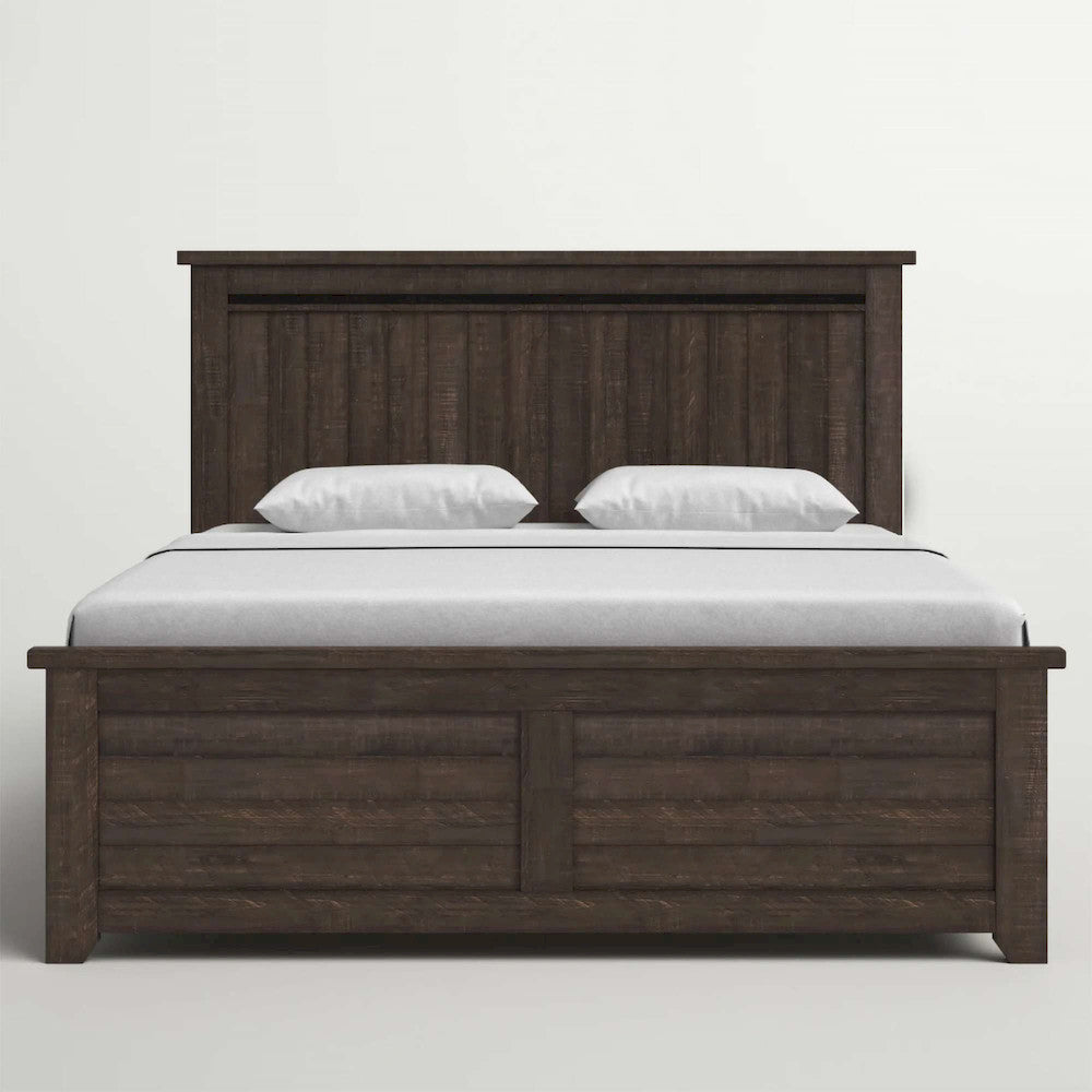 Jofran - Madison County King Panel Bed in Barnwood - 1700B-KPHB-KPFB-KRS view 1