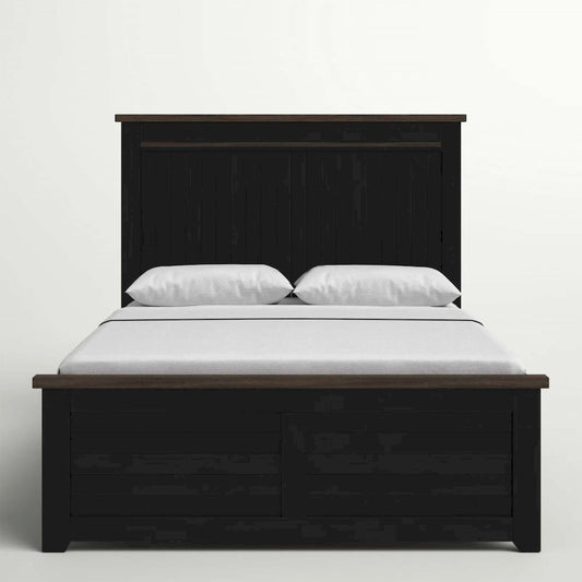 Jofran - Madison County King Panel Bed in Vintage Black - 1702B-KPHB-KPFB-KRS view 1