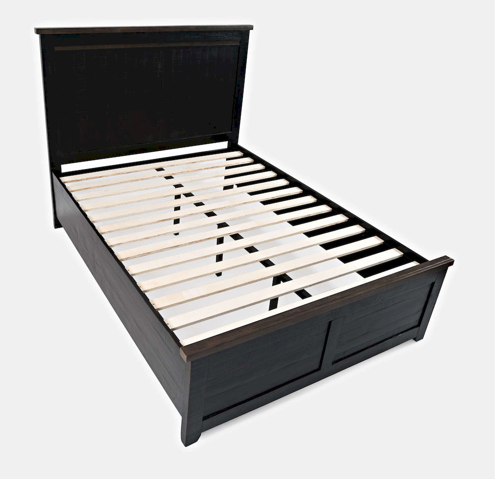 Jofran - Madison County King Panel Bed in Vintage Black - 1702B-KPHB-KPFB-KRS view 2