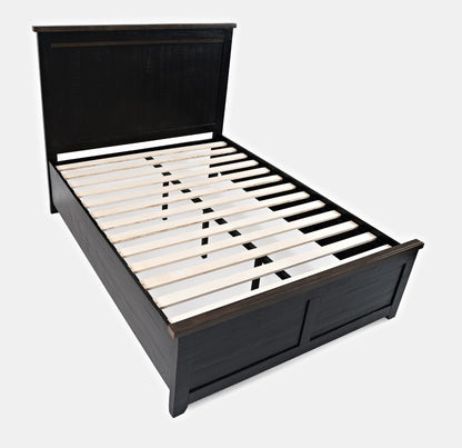 Jofran - Madison County King Panel Bed in Vintage Black - 1702B-KPHB-KPFB-KRS veiw 2