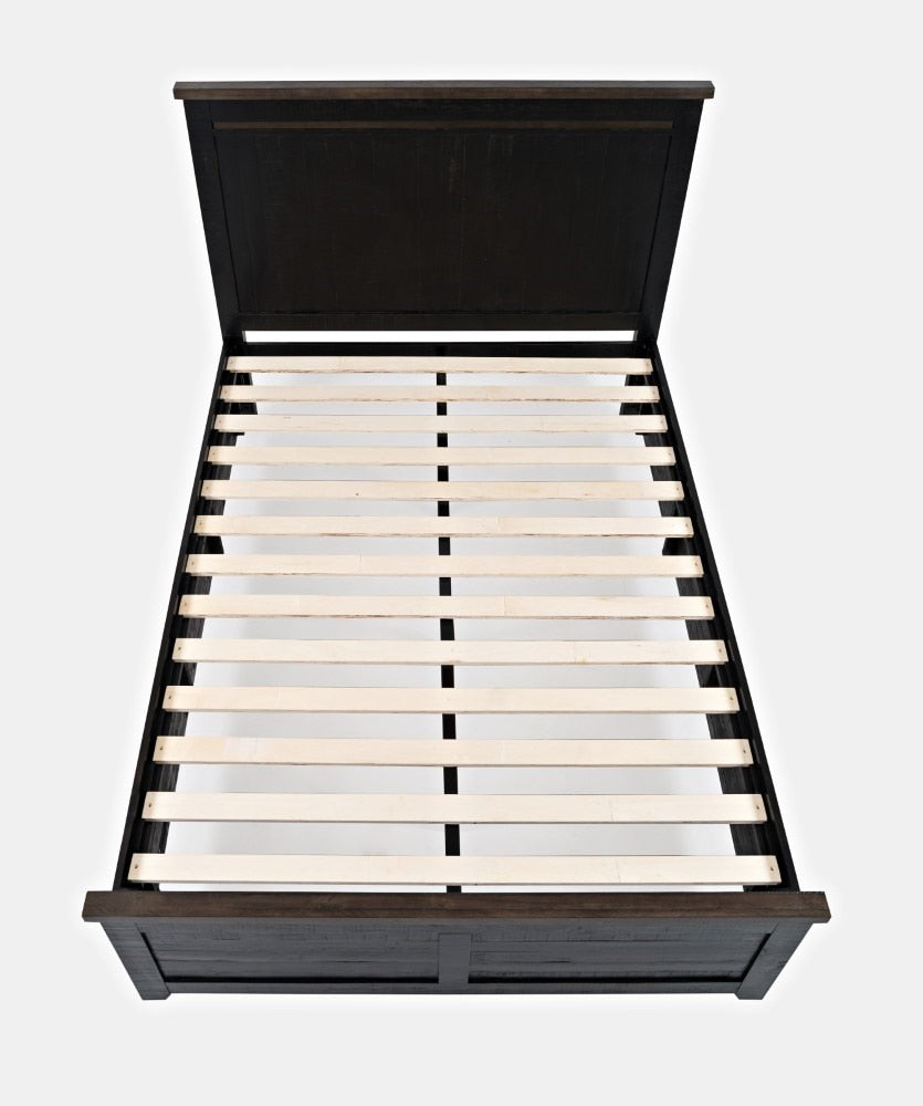 Jofran - Madison County King Panel Bed in Vintage Black - 1702B-KPHB-KPFB-KRS veiw 3