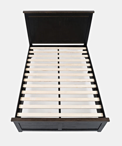 Jofran - Madison County King Panel Bed in Vintage Black - 1702B-KPHB-KPFB-KRS veiw 3