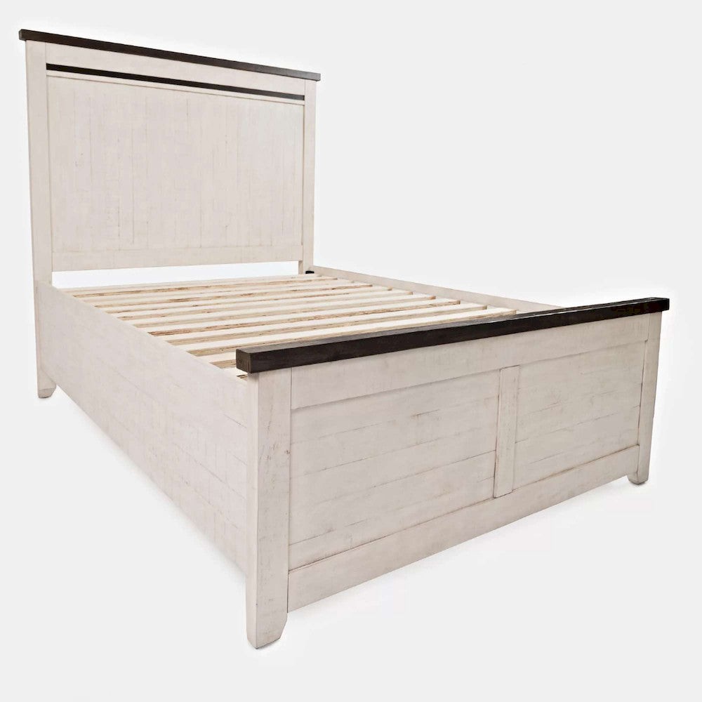 Jofran - Madison County King Panel Bed in Vintage white - 1706B-KPHB-KPFB-KRS view 1