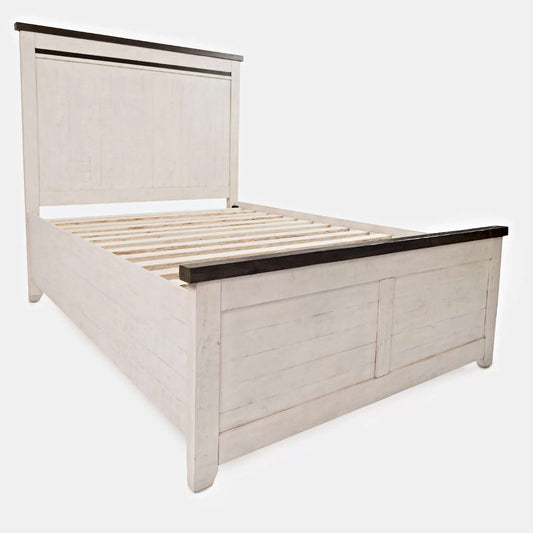 Jofran - Madison County King Panel Bed in Vintage white - 1706B-KPHB-KPFB-KRS view 1