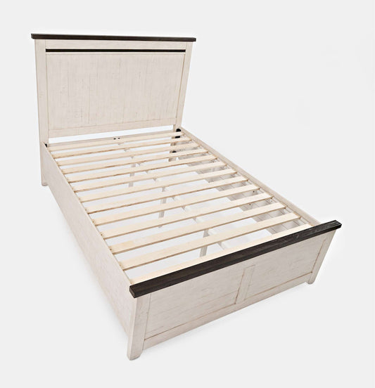 Jofran - Madison County King Panel Bed in Vintage white - 1706B-KPHB-KPFB-KRS view 2