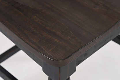Jofran - Madison County Ladderback Counter Stool in Vintage Black (Set of 2) - 1702-BS401KD view 6