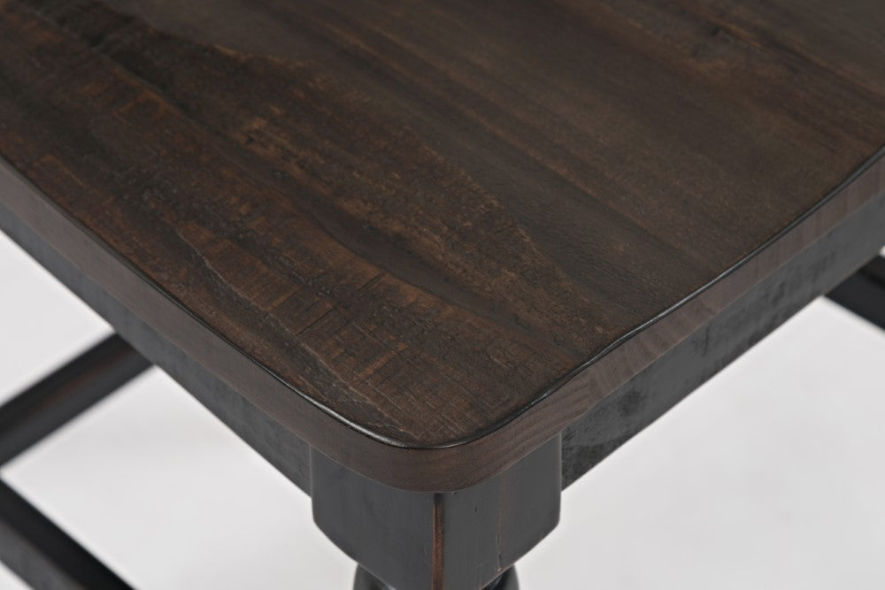 Jofran - Madison County Ladderback Counter Stool in Vintage Black (Set of 2) - 1702-BS401KD veiw 4