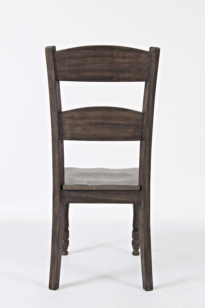 Jofran - Madison County Ladderback Dining Chair in Barnood (Set of 2) - 1700-401KD view 4