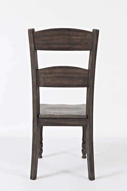 Jofran - Madison County Ladderback Dining Chair in Barnood (Set of 2) - 1700-401KD view 4