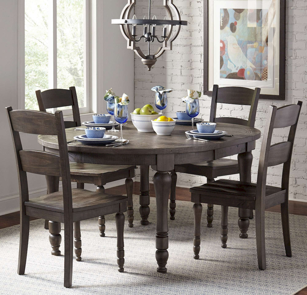 Jofran - Madison County Ladderback Dining Chair in Barnood (Set of 2) - 1700-401KD view 6