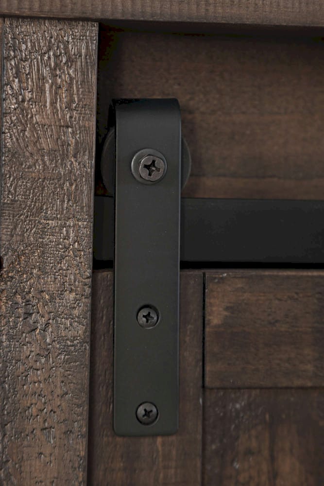Jofran - Madison County Queen Barn Door Bed in Barnood - 1700B-QBDHB-QPFB-QRS view 3
