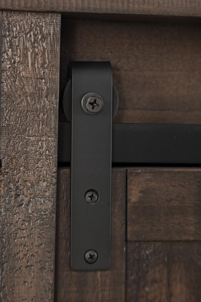 Jofran - Madison County Queen Barn Door Bed in Barnood - 1700B-QBDHB-QPFB-QRS veiw 3