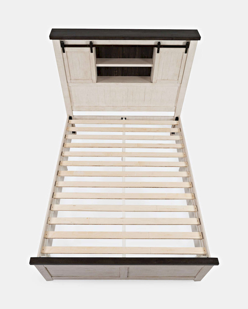 Jofran - Madison County Queen Barn Door Bed in Vintage white - 1706B-QBDHD-QPFB-QRS view 5