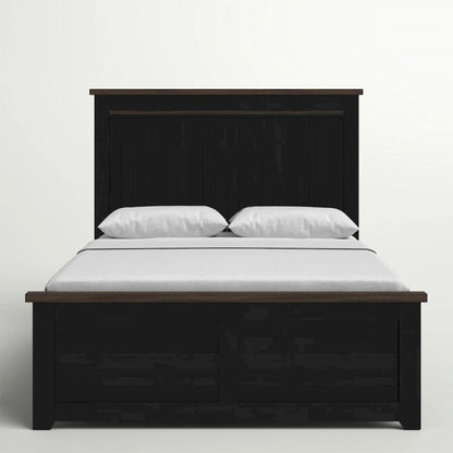 Jofran - Madison County Queen Panel Bed in Vintage Black - 1702B-QPHB-QPFB-QRS view 1