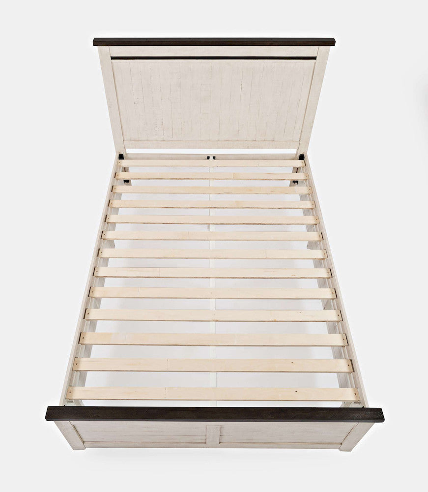 Jofran - Madison County Queen Panel Bed in Vintage white - 1706B-QPHB-QPFB-QRS view 5
