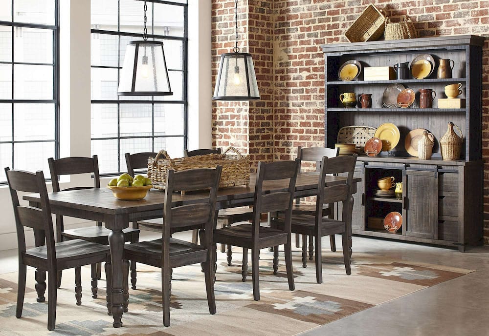 Jofran - Madison County Reclaimed Pine 106in Farmhouse Nine-Piece Dining Set - 1700-106D-9 view 12