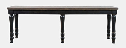 Jofran - Madison County Reclaimed Pine 54in Dining Bench - Vintage Black - 1702-14KD view 1