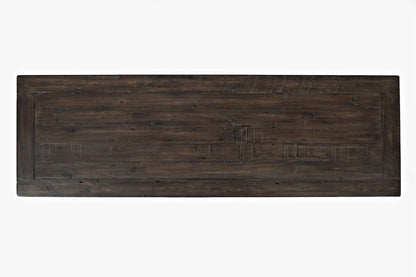 Jofran - Madison County Reclaimed Pine 60in Console with gliding Barn Door - Vintage White - 1706-60 view 10