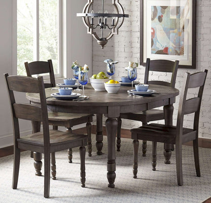 Jofran - Madison County Reclaimed Pine 66in Oval Farmhouse Five-Piece Dining Set - 1700-66D-5 view 9
