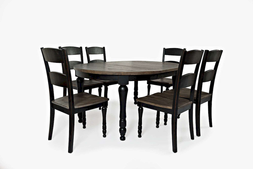 Jofran - Madison County Reclaimed Pine 66in Oval Farmhouse Seven-Piece Dining Set - 1702-66D-7 view 1