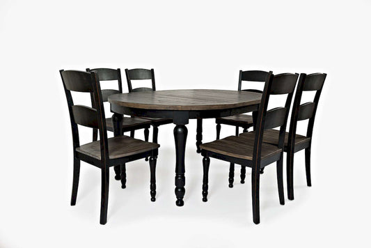 Jofran - Madison County Reclaimed Pine 66in Oval Farmhouse Seven-Piece Dining Set - 1702-66D-7 view 1