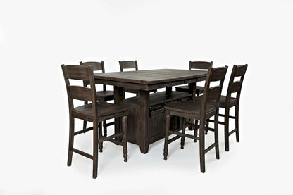 Jofran - Madison County Reclaimed Pine 72in Farmhouse Counter Height Seven-Piece Dining Set - 1700-72C-7 view 1
