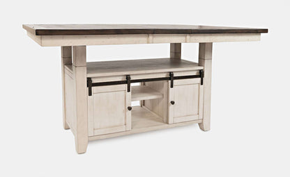 Jofran - Madison County Reclaimed Pine 72in Farmhouse Storage Table Seven-Piece Dining Set - 1706-72D-7_INV142885 view 2