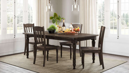 Jofran - Madison County Reclaimed Pine 78in Extension Farmhouse Dining Table - Barnwood Brown - 1700-42 view 5