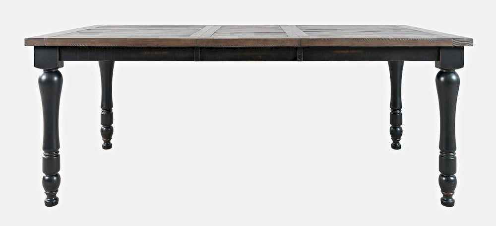 Jofran - Madison County Reclaimed Pine 78in Extension Farmhouse Dining Table - Vintage Black - 1702-42 view 1