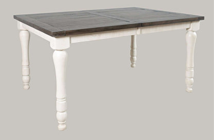 Jofran - Madison County Reclaimed Pine 78in Extension Farmhouse Dining Table - Vintage White - 1706-42 view 3