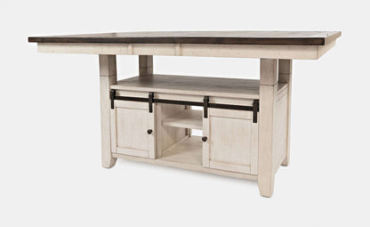 Jofran - Madison County Reclaimed Pine Adjustable Height 72in Dining Table - Vintage White - 1706-72TBKT view 3